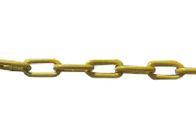 500KN mettono le catene in cortocircuito di sollevamento di industriale con pittura/il collegamento a catena gialli di flagellazione